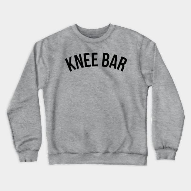 Knee Bar - Brazilian Jiu-Jitsu Crewneck Sweatshirt by Kyle O'Briant